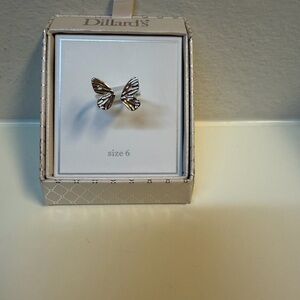 Silver Butterfly Ring